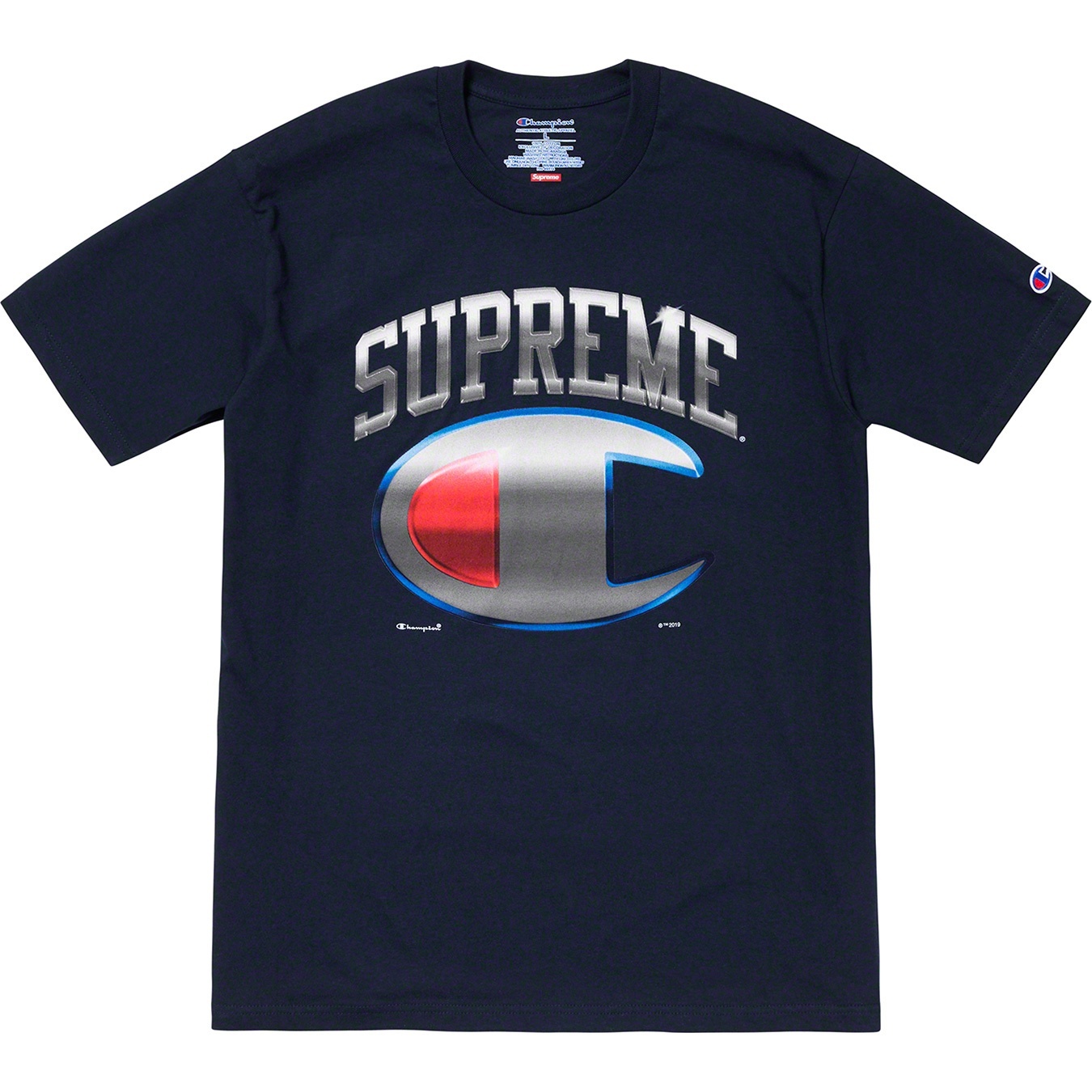 Supreme®/Champion® Chrome S/S Top view 4